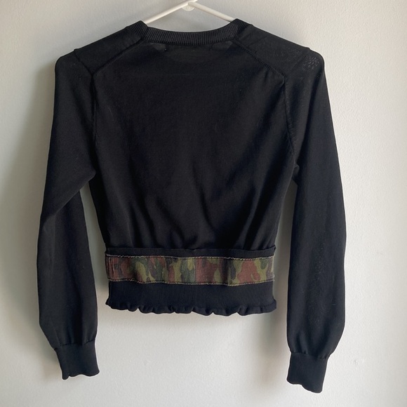 Rare vintage Y2k 2000 Comme Des Garçon Camouflage Tape top. - Picture 5 of 7